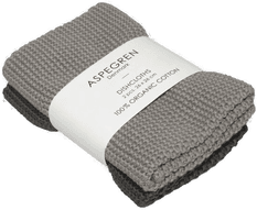 Aspegren Solid kjøkkenklut 26x26 cm 2 stk