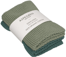 Aspegren Solid kjøkkenklut mint 26x26 cm
