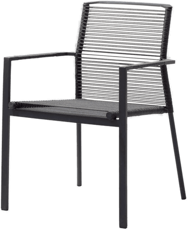 Caneline Edge karmstol Antracitt