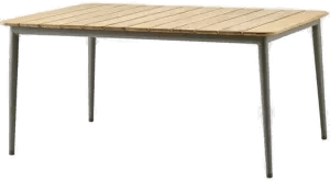 Caneline Core spisebord teak 160x100 cm
