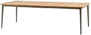 Caneline Core spisebord teak 274x100 cm