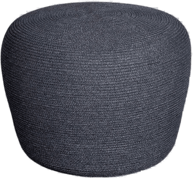 Caneline Circle fotskammel Ø52 cm Mørkegrå