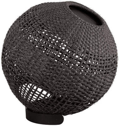 Caneline Illusion lampe rund Graphite