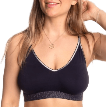 Missya Lucia Glitter Bra Top Marine