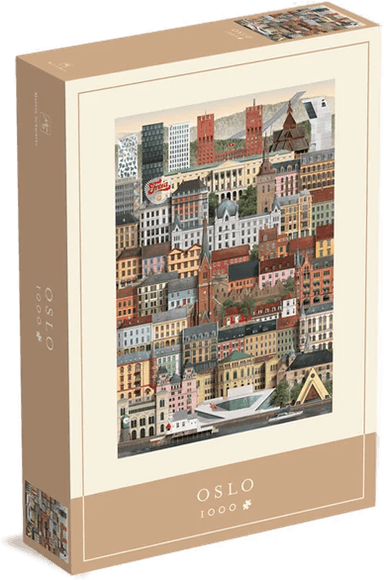 Puslespill 1000 Oslo Martin Schwartz