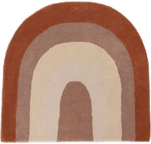 OYOY Rainbow barneteppe 88x90 cm