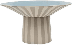 OYOY Toppu centerpiece Ø30 cm Clay-Ice blue