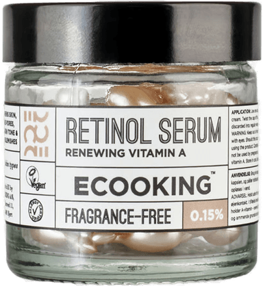 Ecooking Retinol Serum 0,15% - 60 kapsler