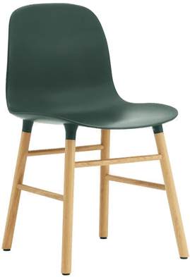 Normann Copenhagen Form Chair Oak Green