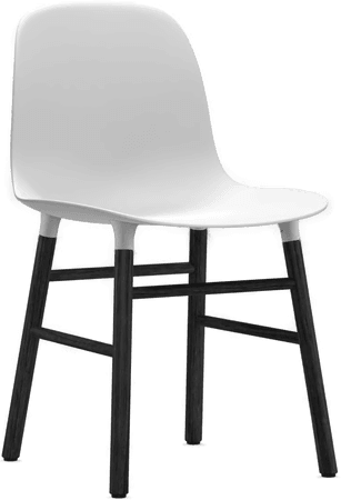 Normann Copenhagen Form Chair Black Oak White