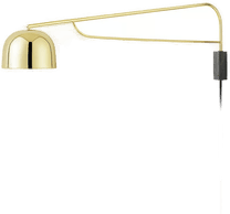 Normann Copenhagen Grant vegglampe brass