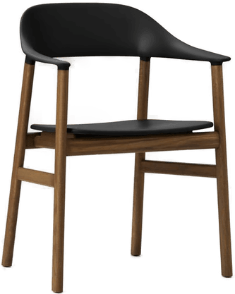 Normann Copenhagen Herit Armchair Smoked Oak Black