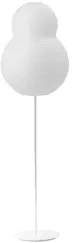 Normann Copenhagen Puff Bubble Gulvlampe Hvit