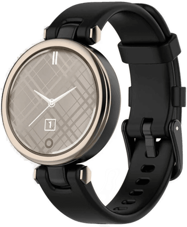 Incover Garmin Lily Silikon Rem 20 mm Svart