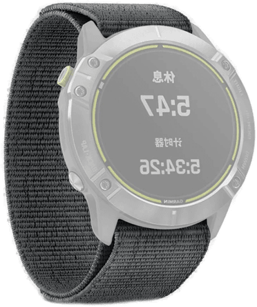 Incover Garmin 22mm Nylonreim - Grå