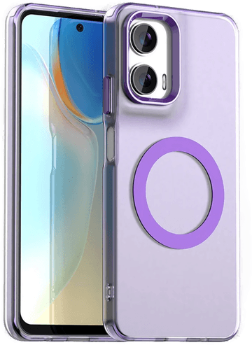 Eiderwood Moto G35 5G Deksel Gjennomsiktig/Lilla