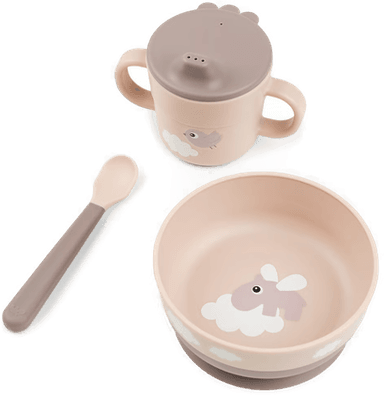 Done By Deer Happy Clouds servisesett 3 deler