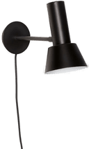 Hübsch vegglampe H20 cm svart