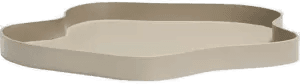 Hübsch Pond serveringsbrett Sand