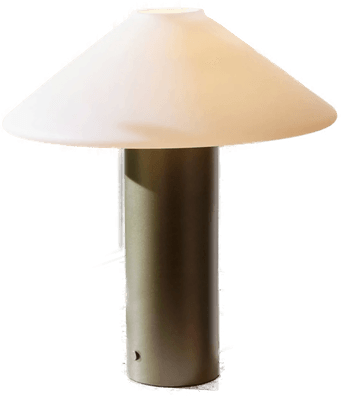 Hübsch Orbit bordlampe, mørkegrønn