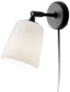 New Works Material vegglampe opalglass