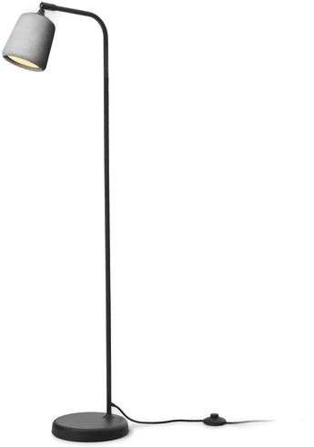 New Works gulvlampe Materiale, lys grå