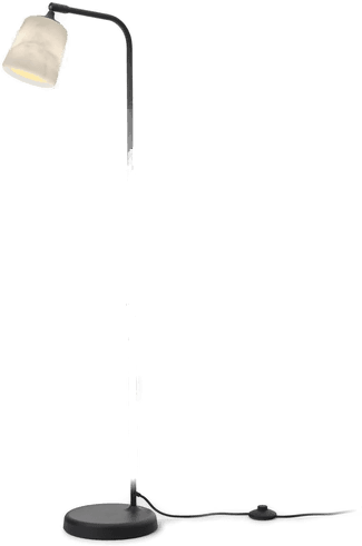 New Works gulvlampe, hvit, 125 cm