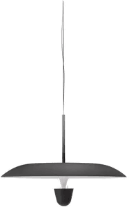 New Works Kantarell LED-pendellampe, Ø 55 cm, svart