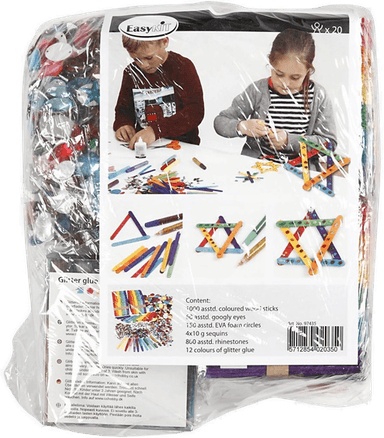 Creative Toys DIY Kit - Glitter & Wood Sticks