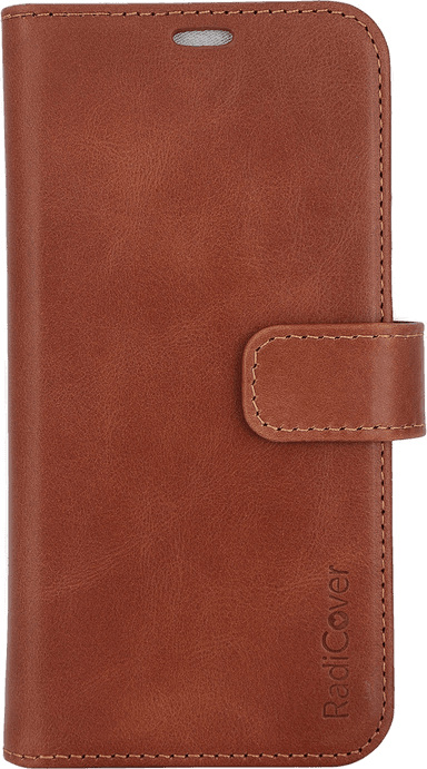 Radicover 2-i-1 lommebok MagSafe - iPhone 15 Brun