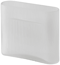 Muuto Ridge Vase 16,5 cm White Frosted