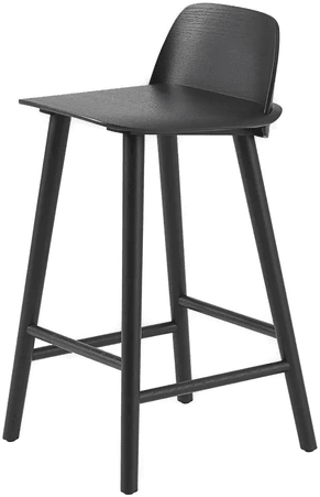 Muuto Nerd Barstol 65 cm Svart