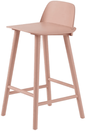 Muuto Nerd Bar Stool 65 cm Tan Rose