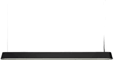 Muuto Linear Pendant Lamp 87,2 cm Svart