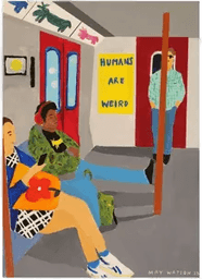 Paper Collective Humans Are Weird 30x40 cm