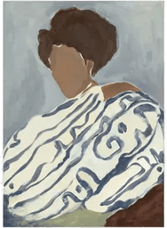 Paper Collective Blue Curls 30x40 cm