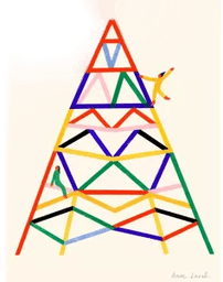 Paper Collective Escalader plakat 50x70 cm