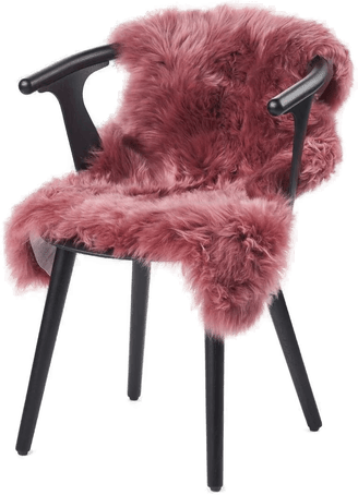 Natures Collection Saueskinn Gammelrosa 100x60 cm