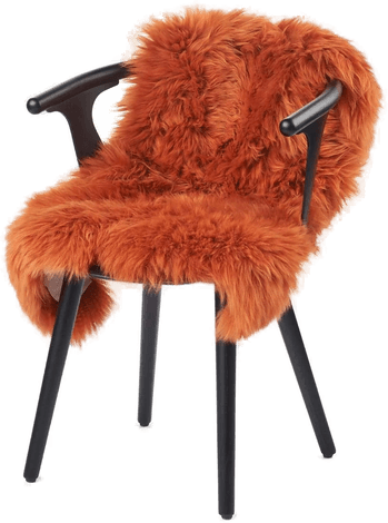 Natures Collection Saueskinn 100x60 cm Rust