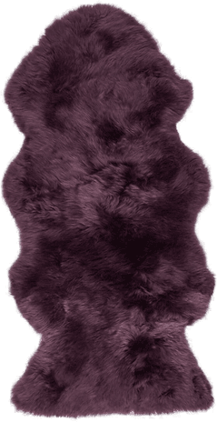 Natures Collection Saueskinn Lilla 135x60 cm