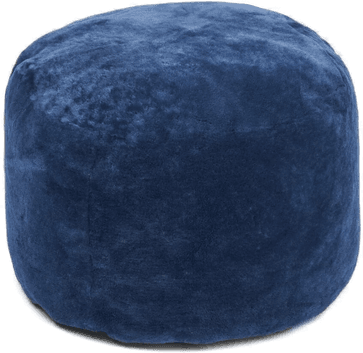 Natures Collection Rund puff Marineblå D55xH46 cm