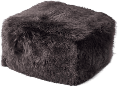 Natures Collection Puff Langhåret Valnøtt