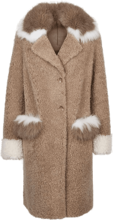 Natures Collection Zoey frakk - Lysebrun