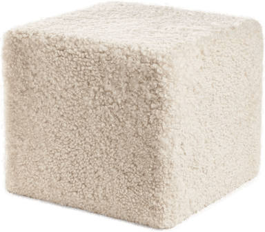 Natures Collection saueskinnspuff Pearl