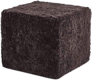 Natures Collection saueskinnspuff - Cappuccino