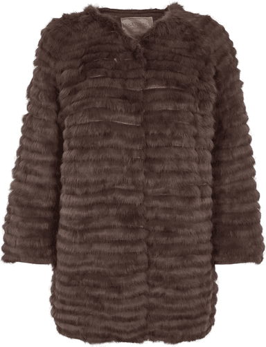 Sisi cardigan Gråbrun Natures Collection