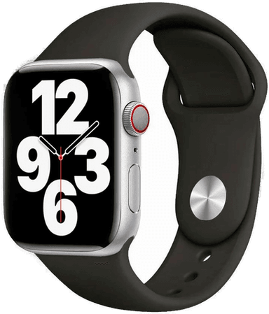 Lippa Silikonrem Apple Watch 38/40/41 Grå