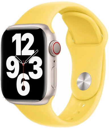 Lippa Silikonreim Apple Watch Gul 38/40/41