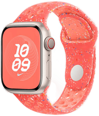 Lippa Silikonrem Apple Watch FLOUR - Rød