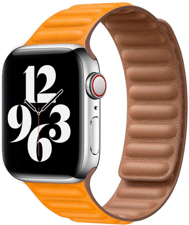 Lippa Apple Watch Magnetisk Skinnreim - Lysebrun